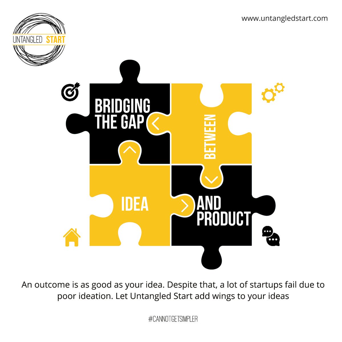 UntangledStart's tweet photo. An outcome is as good as your idea. Despite that, a lot of startups fail due to poor ideation. Let Untangled Start add wings to your ideas

[Workshops designed to help you create products and companies that your customer would love] https://t.co/1NuMqSwLvK