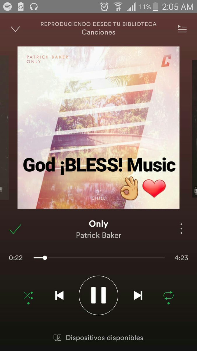 Jorge__ZC's tweet image. U should listen that song guys! I just love that song 👌❤ #PatrickBaker #Only #Spotify #Godblessmusic