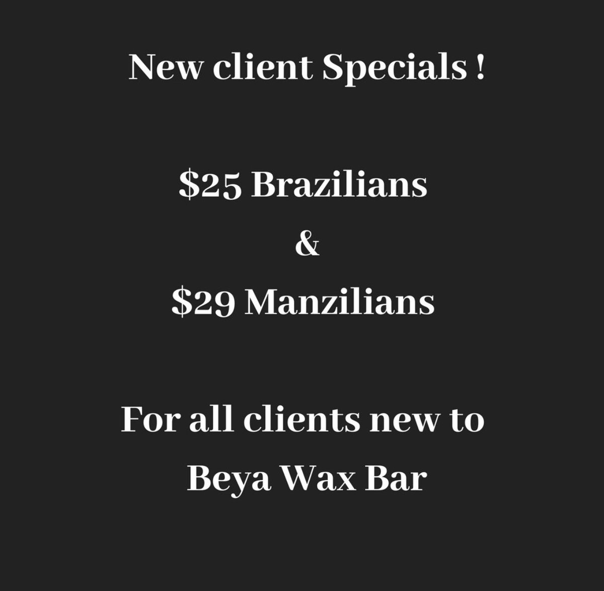 Beya Wax Bar (BeyaWaxBar) Twitter
