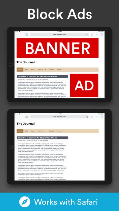 AlexWYW's tweet image. #1Blocker X is now available on #Apple #AppStore.