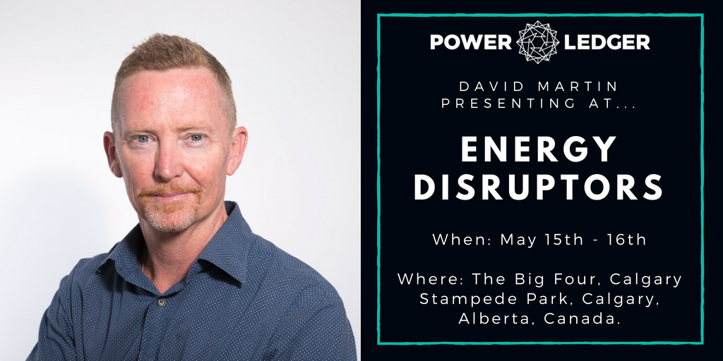 Powerledger_io's tweet photo. Power Ledger's @DavdMartn is speaking at @EnergyDisruptor in Calgary this week #EDU2018

More info here: https://t.co/yEA4QTFY8N https://t.co/1dXJCNOtcd