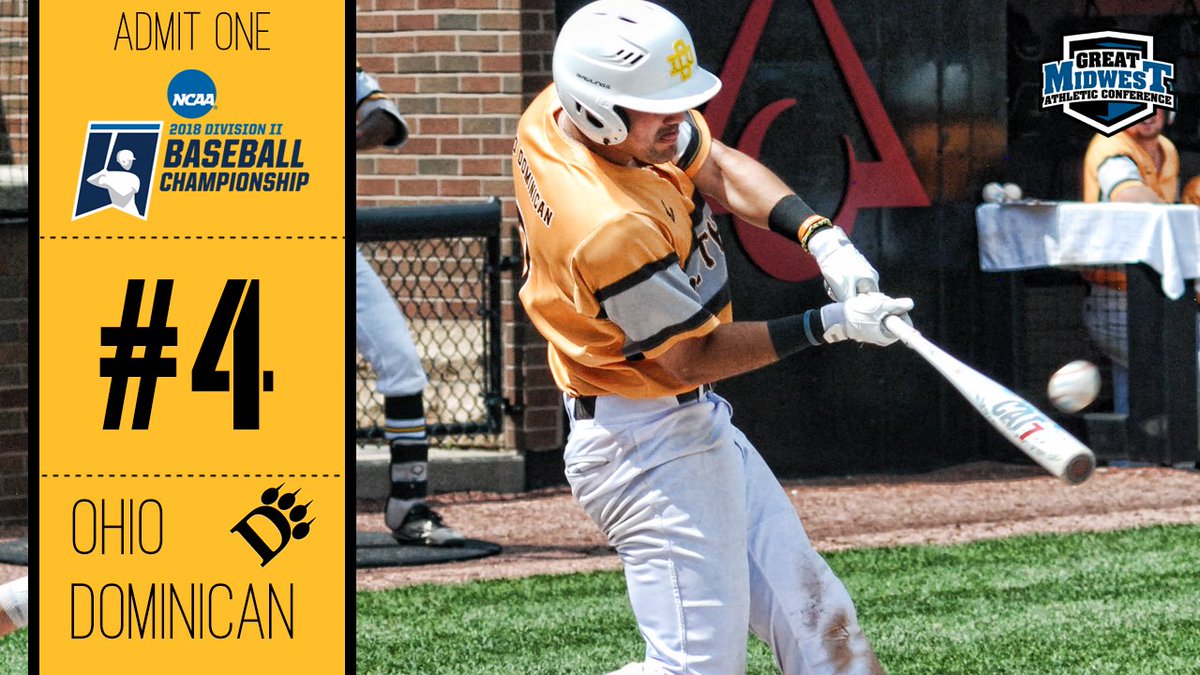 GreatMidwestAC's tweet photo. ⚾️: #G_MAC North Division champ @ODUAthletics (32-15) is the #NCAAD2 Midwest Region No. 4 seed and opens against Quincy (GLVC) https://t.co/SSUH3aOs11