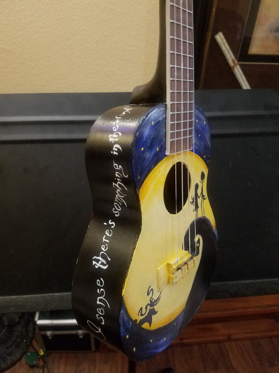 My second painted ukulele! #painting #ukulele #ukuleleart #art