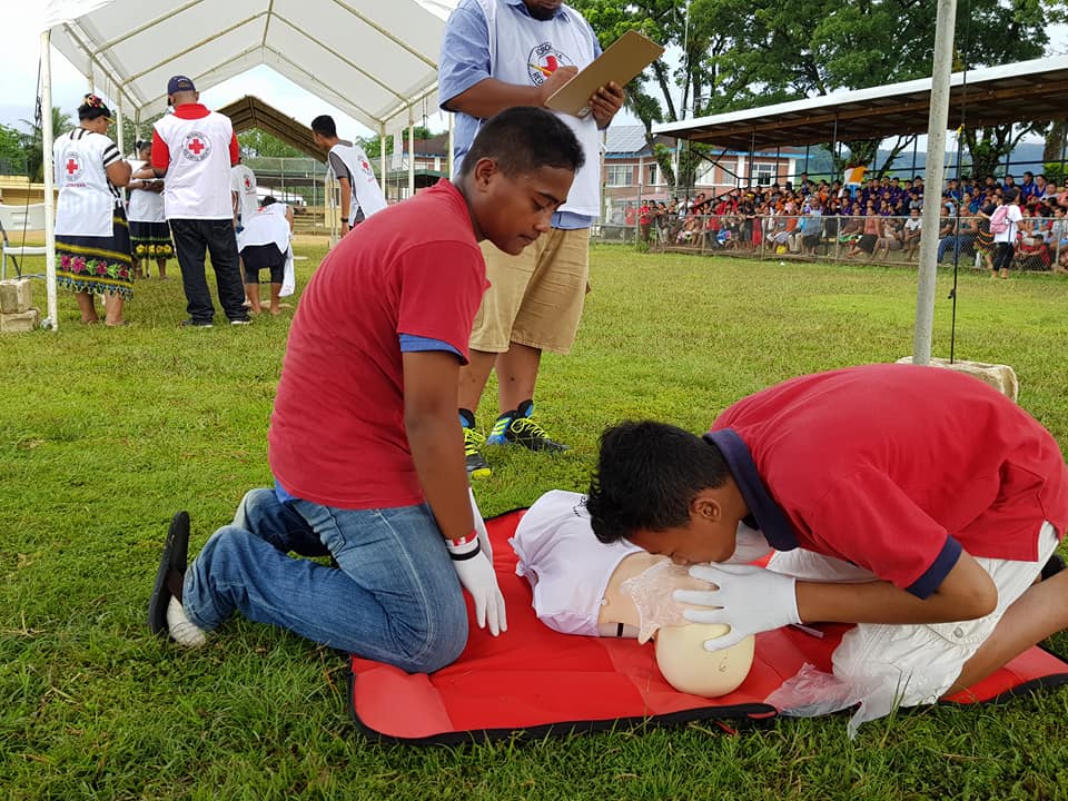 hannarosebutler's tweet photo. Over the weekend 178 young people competed in the #Micronesia Red Cross first aid competition! The first people on the scene of most medical events or emergencies are members of the public, first aid training gives people the skills they need to respond. https://t.co/58yeDAcMHe