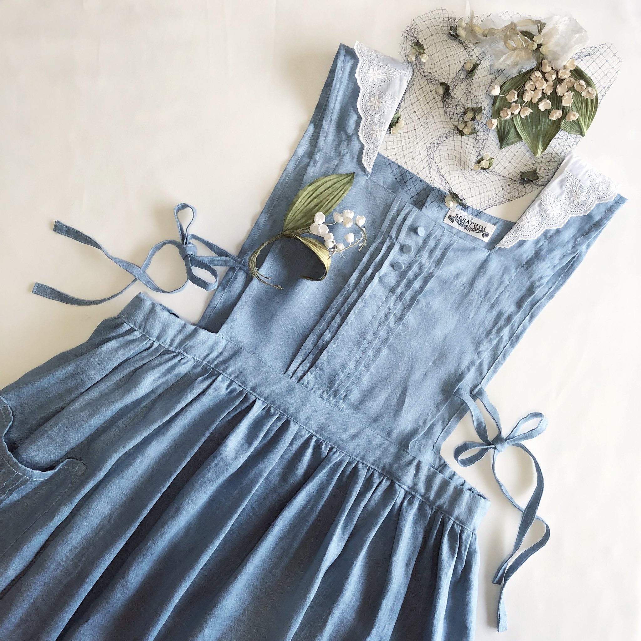ZARA ザラ ワンピース チルドレン 152㎝ レース パープル 花柄レース