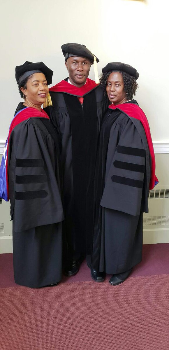 COGOPjam's tweet photo. The Church of God of Prophecy, Jamaica is delighted to celebrate with our newly minted doctoral graduates. Congratulations to our Bishop Junior R Headlam (@j2edlam) and Ministers Hyacinth Campbell (@hcamp93481) and Heidi Leith. https://t.co/qw2Rgze60u