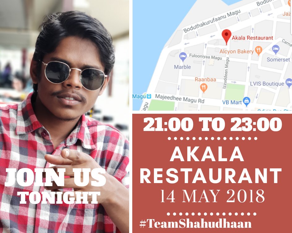 Did you see my last night performance? 
Do you want to see it again? No worries im performing at AKALA Restaurant TONIGHT 21:00 to 23:00 with <a href="/RAVEOOFFICIAL/">RAVEO</a>!! This is going to be my last gig before The Ramadan!! Hope to see you all there!! 
#Teamshahudhaan
#akalarestaurant