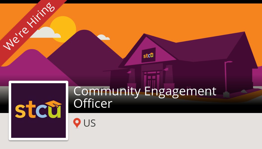 dkc520's tweet photo. Check out this #job: #Community #Engagement Officer at #STCU in #US https://t.co/4D13Nq7l05 #STCU #jobs #stcujobs #HereForGood https://t.co/A2fFhUsn1z