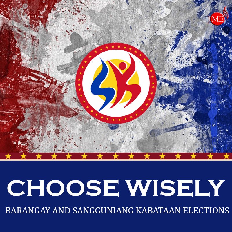 pupjme's tweet photo. Raise your voice, make a choice.
Exercise your right of suffrage by voting in the Barangay and SK Elections 2018.
Choose wisely, Marketistas!
#PUPJME #BarangayElections #SKElections https://t.co/iYHgKOlEZ3