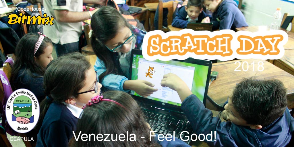 Hobbysoftus's tweet photo. ScratchDay Venezuela a fascinating experience. Enjoy more in https://t.co/B1iJ5WvPJV @scratch #ScratchDay @ScratchEdTeam @ScratchBogota @ScratchLATAM @HobbysoftCA https://t.co/VxvAdjG33P