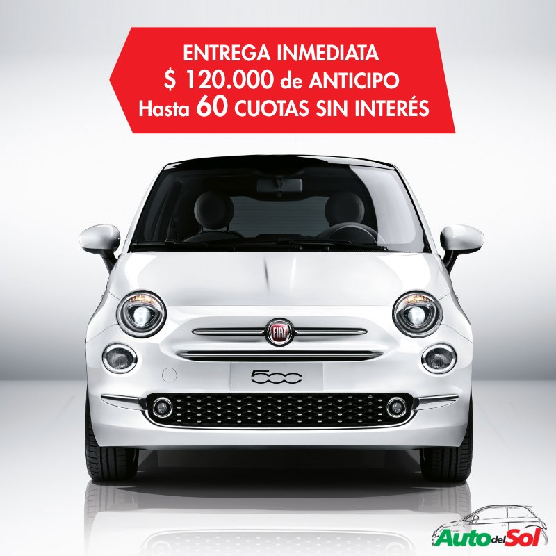 AutodelSolOk's tweet photo. Esta belleza es el #Fiat500 1.4 16V SPORT. ¡Obtenelo en #AutoDelSol con esta oportunidad! https://t.co/r8HDHKnuXe