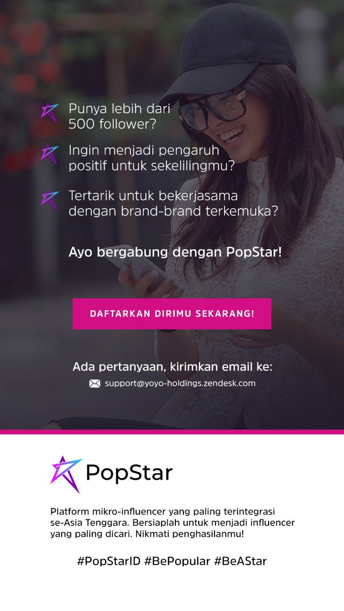 PopSlide_ID's tweet image. Apakah kamu ingin memiliki penghasilan tambahan?Apakah kamu memiliki lebih dari 500 followers? 🙂

Isi formulir di link ⬇️ GRATIS! Jangan lupa daftarkan diri kamu setelah submit formulir ini dari link yang tersedia. 
goo.gl/forms/VNgjX0cu…