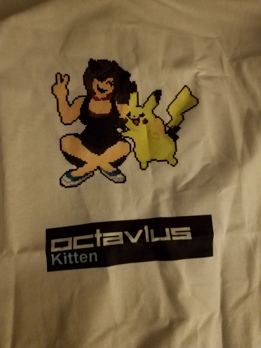 slhellgirlfan1's tweet photo. This is my awsome 1 of a kind Octav1ous kitten t-shirt 😁😎
Artwork and logo done by the amazing  @Octav1usKitten proud to support her on patreon and wear this shirt and be a member of the octiarmy 😎👍 https://t.co/kmL7anaBJe