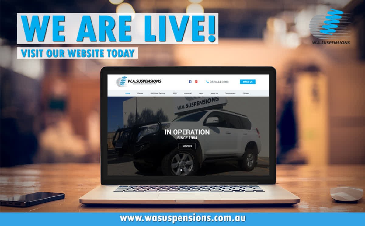 wa_suspensions's tweet photo. Welcome to WA Suspensions! We are Perth’s leading specialist in spring and suspension technology. Our new website has launched and we can't wait for all of you to check it out: https://t.co/bJ0Quutb8t
#NewWebsite https://t.co/gI9g2tdrQL