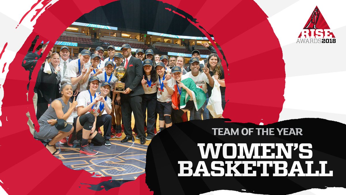 BigWestWBB's tweet photo. RT @GoMatadors: 11th and final RISE Award of the evening, Team of the Year Award goes to
#CSUNRISE https://t.co/Uz7xK4y6On