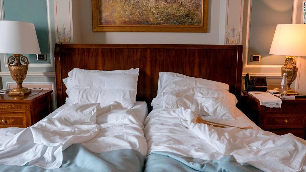 CNNStyle's tweet photo. After a night in a hotel, guests gather up their belongings and depart. But they don't take everything... https://t.co/H2dbPCipHM https://t.co/aYqyye75jd