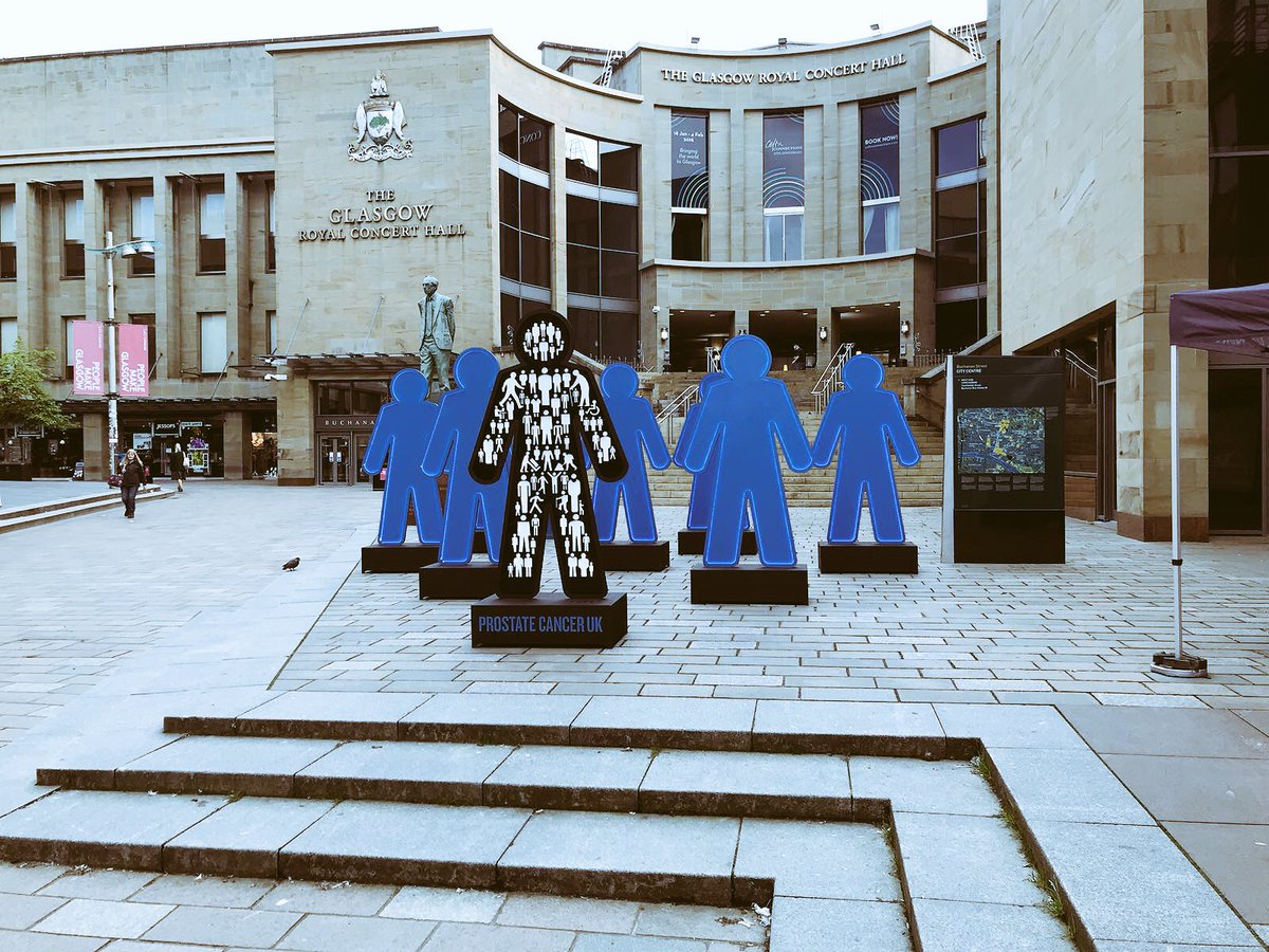 Hatch__Group's tweet photo. Early Monday morning for us, weโre in Glasgow launching our @ProstateUK โ1 in 8โ tour to promote March for Men fundraising walks #pr #hatchlive https://t.co/rYT4je4mD4