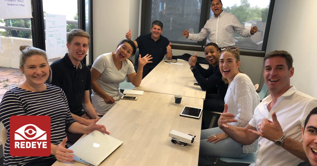 RedEyeApps's tweet photo. Welcome to RedEye @BadenURen and @bonduniversity students ๐จโ๐๐ฉโ๐. Theyโre visiting as part of their #BondMyriadMission - exploring the cultural & systemic drivers of innovation in organisations. @MyriadOrg #Qldstartups #Innovation @wjgerard @louisevorpagel https://t.co/E3yBsaoEHL