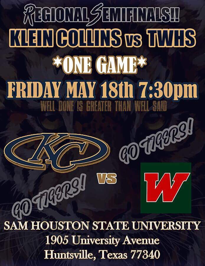 KCTigerSoftball's tweet photo. You want to see a game? Be at our game Friday!! Tiger fans pack the stands! #WDWS #WETOODEEP #Road2State @KleinISD @KleinCollins @HoustonChronHS @TXPrepSoftball @MaxPreps https://t.co/YZnYTE9fAc
