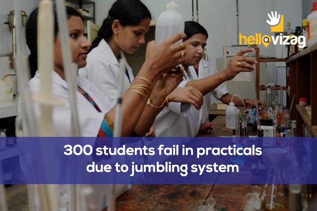 HelloVizag's tweet image. 300 students fail in practicals due to jumbling system.........buff.ly/2KiW20T

#Visakhapatnam #300Students #BoardOfIntermediateEducation #Education #JumblingSystem #Practicals