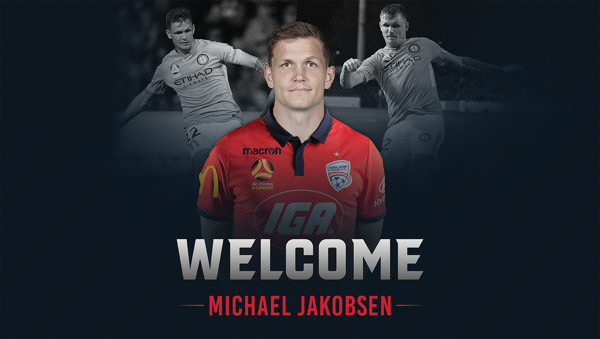AdelaideUnited's tweet photo. #AUFC can announce the signing of Michael Jakobsen on a two-year deal! #WelcomeMichael 

📰 More: https://t.co/rafxLIHMLq https://t.co/8kRQ8hxoxi