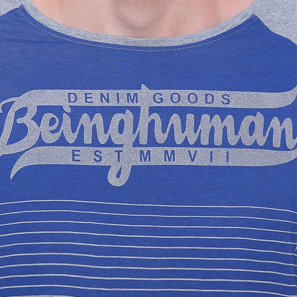 bebeinghuman's tweet photo. Start your Monday fresh, avoid the Monday Blues with this deep blue striped tee. #BHMen #StyleForecast https://t.co/jTREN1xHZ9