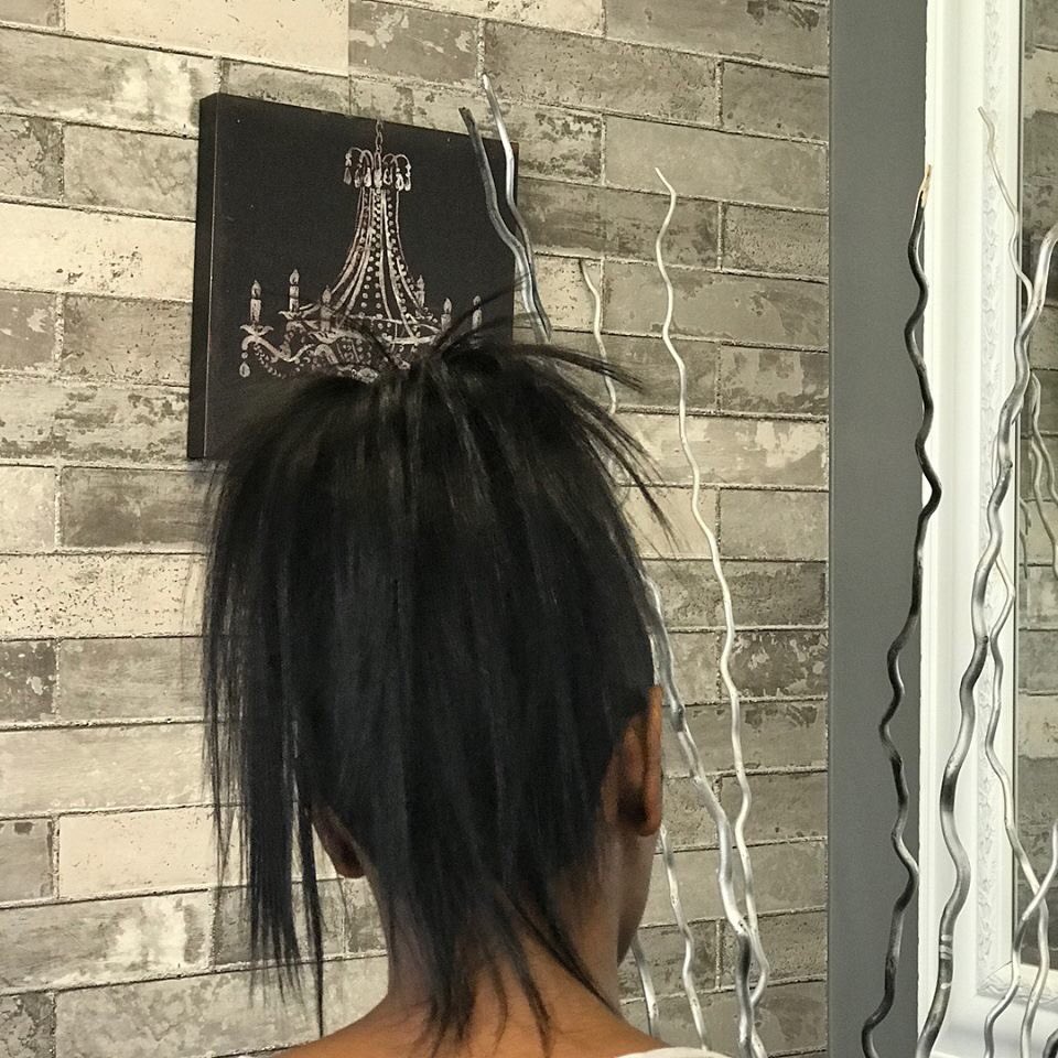 HairCuffedByCC's tweet photo. Just a lil Saturday work from short to swinging! 
Ponytail life...@miss_tbeautie 
#PonyTail 
#CuffedByCoCo 
#TriosStudioSalon 
#CoCoCuffieMadeMeDoIt https://t.co/XsL0v9Jh7e