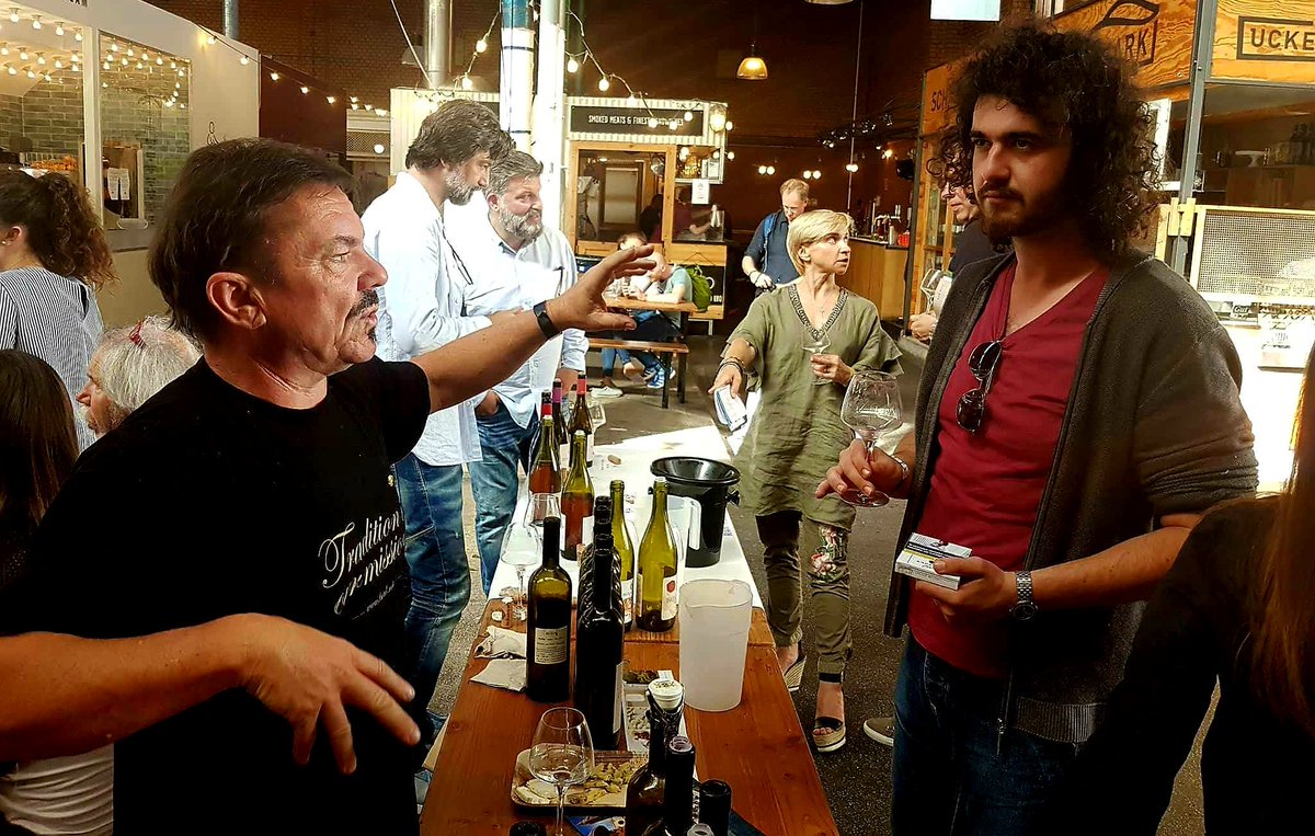 MitjaButul's tweet photo. As we said, we were a small surprise at the @rawwine Berlin 2018. #rawwineber @isabellelegeron Great interest in our area for #butulwineselection. Stant number 86 was full all first day. Confirmation that we are on the right way. See you today at @markhalleneun #stand86 https://t.co/DB3dDp5RIJ