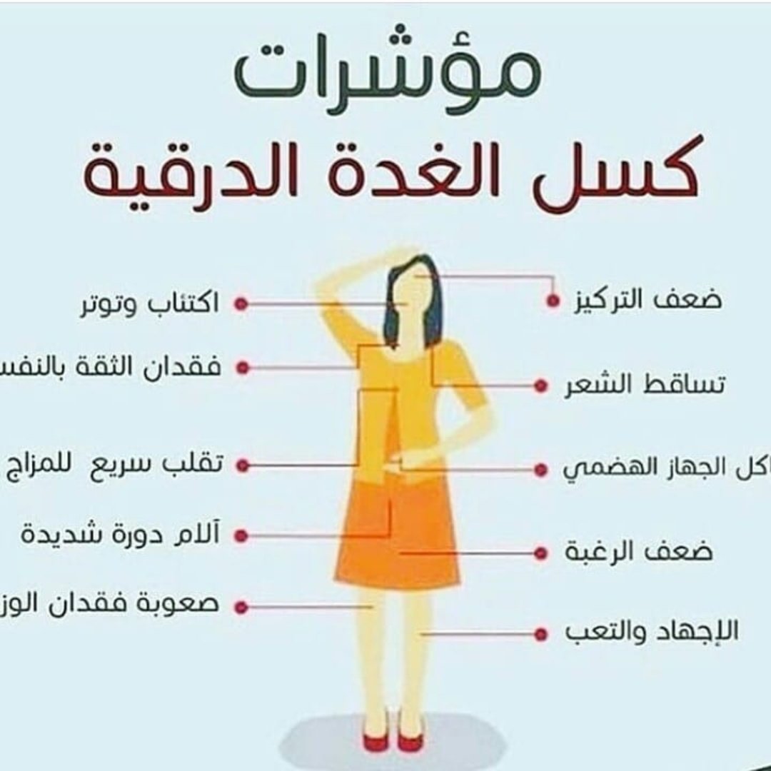 أعراض نشاط الغدة الدرقية