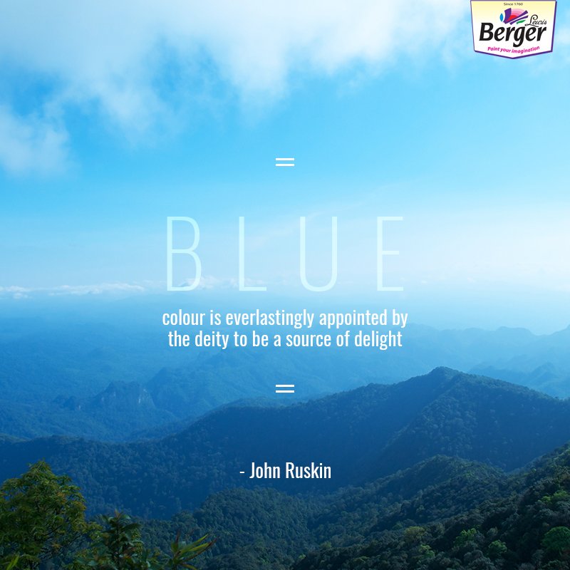 BergerPaintsInd's tweet photo. Do you like the colour βblueβ? #ColourQuote https://t.co/NhE718wXkv