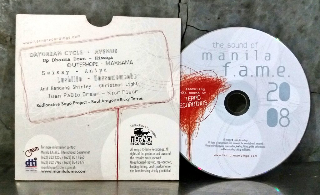 japssergio's tweet photo. Kasama pala kami @DaydreamCycle sa Pinas compi CD dati?? I really don't remember this hahahay, but yeah, the 1st few Terno artists reppin!
By the way, we're celebrating our 18th year this month by having our debut album properly released in digital form - https://t.co/FsKJ12Ab4G https://t.co/lytxBezCfS