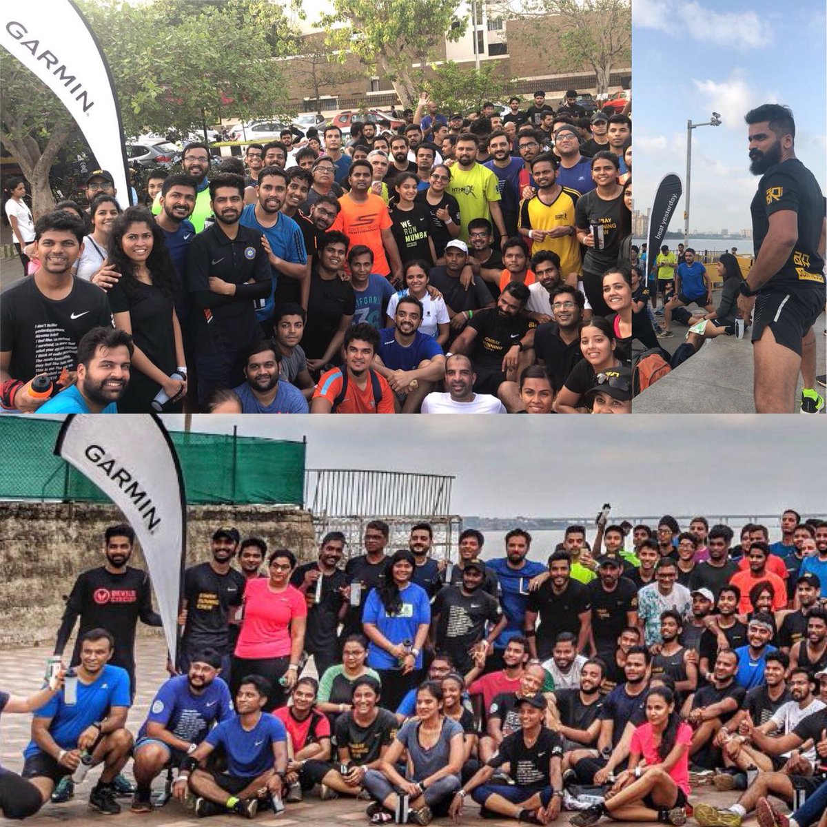 Garmin_India's tweet image. Glimpses from #GarminRunningClinic session with @DEEPAKOBEROID1 .
The power packed Sunday session with him &amp;amp; #BombayRunners yesterday, was inspiring &amp;amp; prodigious as fitness enthusiasts ditched their Sunday morning laziness to attend the session!

#GoGarmin #BeatYesterday