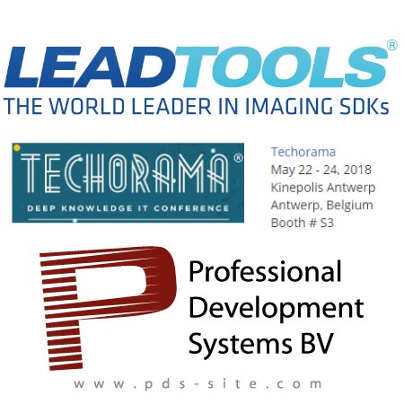 ProfDevSys's tweet image. Next week we are @TechoramaBE Antwerp Belgium. We are ready to show you the developer solution software of Leadtools. Feel free to visit our booth. More info >> ow.ly/mc6u30jYUtF
#leadtools #developersoftware