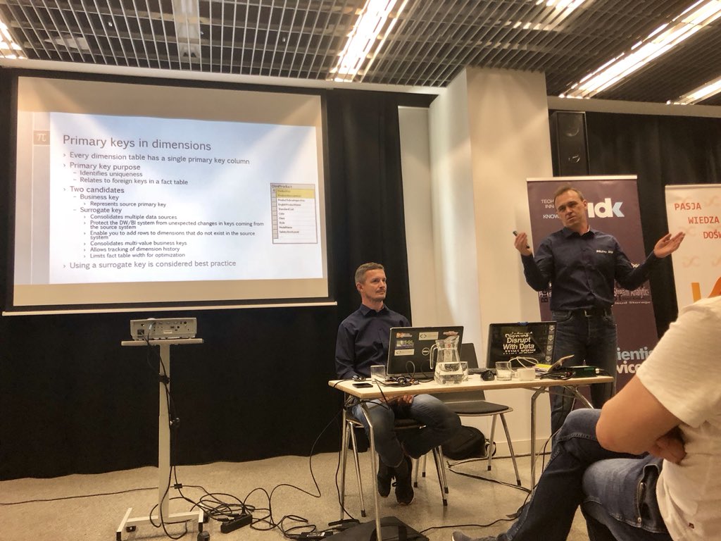 sqlday's tweet image. @SQLExpert_pl and @AndrzejKukula workshop about Agile development of data warehouses #SQLDay #DataCommunityPL