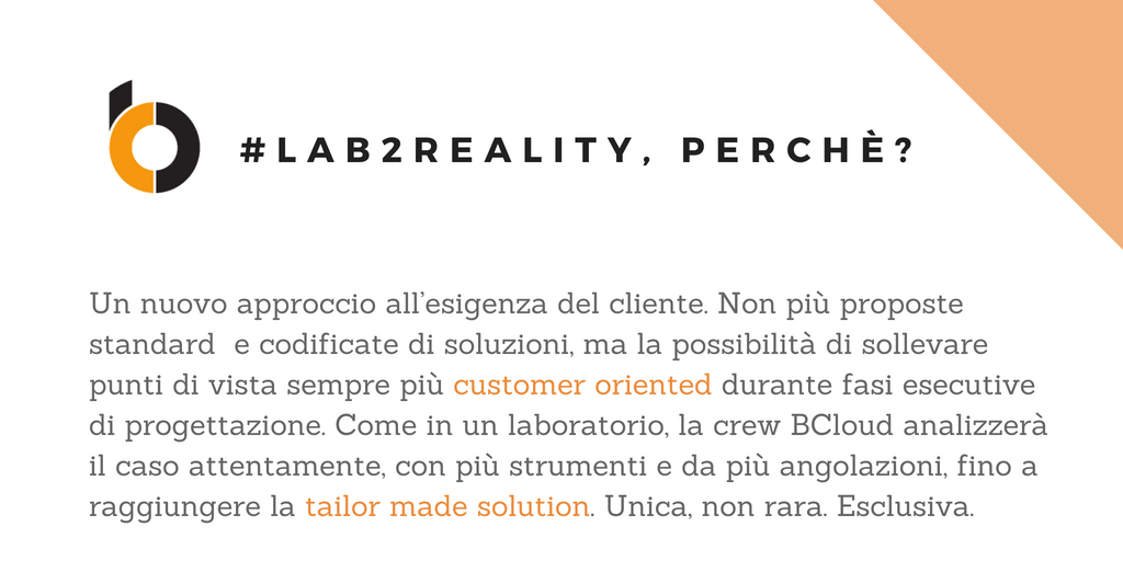 To_BCloud's tweet photo. Proporre ai propri clienti strategie innovative e competitive è la mission di @To_BCloud. La scelta di BCLOUD di basarsi sul paradigma #SoftwareDefinedEverything selezionando brand innovativi rende possibile tutto ciò. Il nostro approccio? Quello della #lab2reality experience. https://t.co/jdgc6jp8Cm