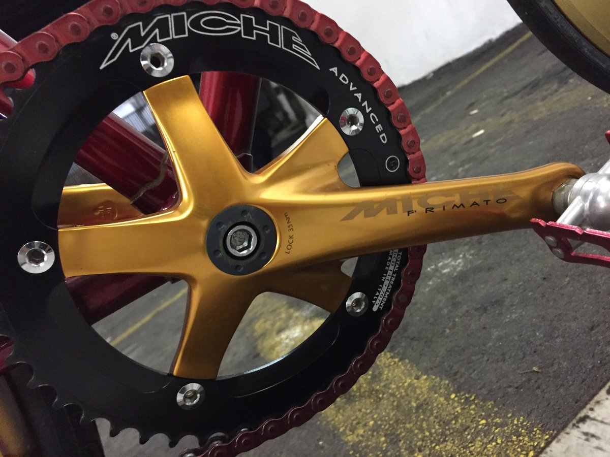 aldoghani's tweet photo. WTT chainring miche 46T, dengan chainring miche 48T mu #fnfjb #agjb #fpjb #bcjb #arjb @fix_fixed @AlcatrazTrack https://t.co/RUWc88s2Y5