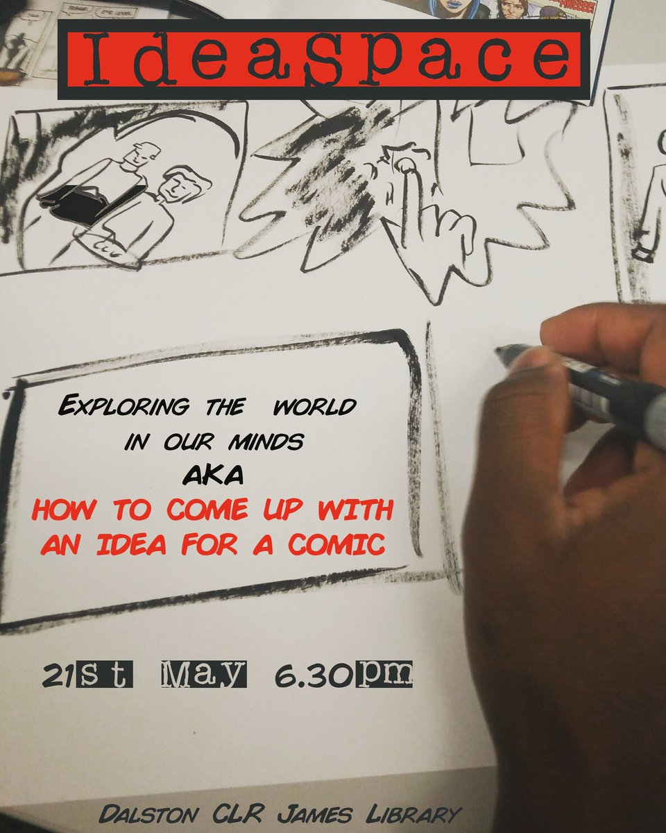 DalstonComics's tweet photo. The very first step of comic creation: the idea! @LDNcomics @ https://t.co/7bBa06EXUf