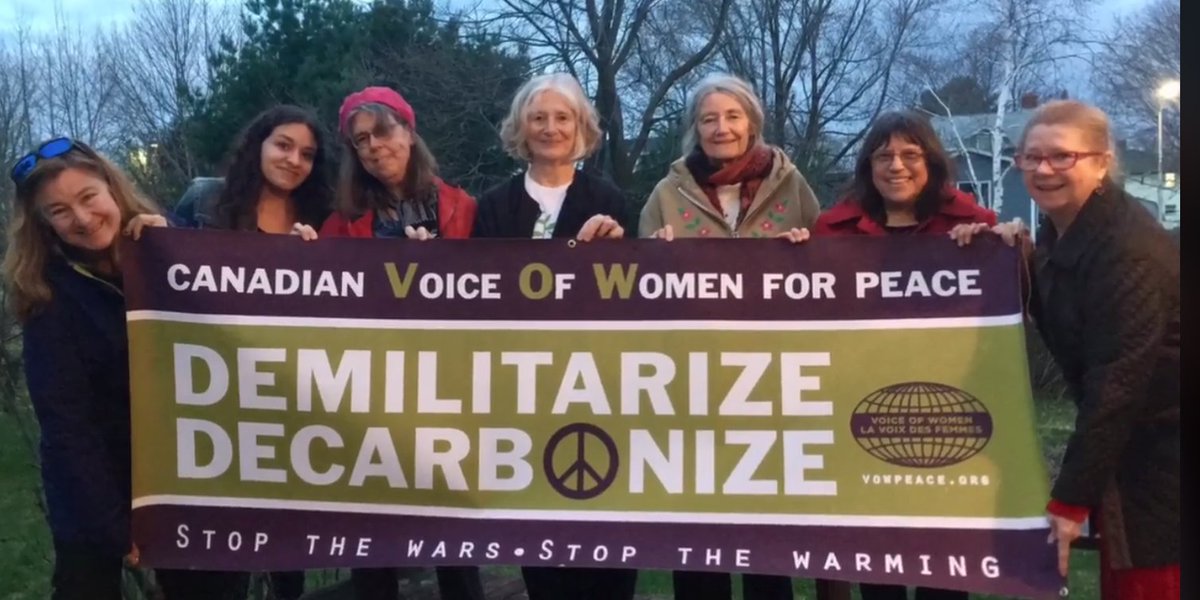 DemilitarizeDay's tweet photo. Video of Nova Scotia Voice of Women supporting our Global Campaign on Military Spending. Check it out! #demilitarize #GDAMS #movethemoney #Selfiecampaign2018 #canadianvoice #peace
https://t.co/ISZrcKmOoS https://t.co/5XODfrvAWo