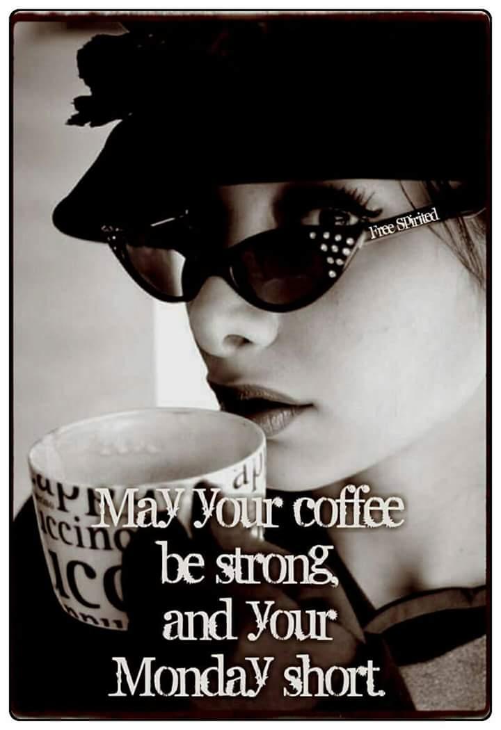 coffeeNmeDates's tweet photo. My your coffee be strong...
Happy Monday #CoffeeLovers #Romancingwithcoffee https://t.co/6DJNdrHzhk