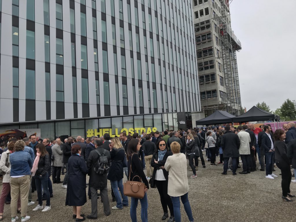 TopmusicAlsace's tweet photo. [ADIDAS] Inauguration du nouveau siège d’@adidasFR au Wacken à Strasbourg #JobPassion #HelloSTRAS @strasbourg https://t.co/3abuVIGUQH