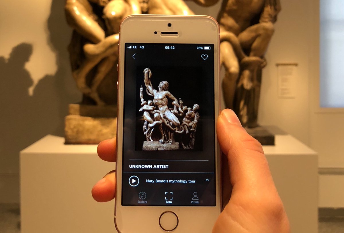 _smartify's tweet image. Discover #NewRA collection with #Smartify app! Featuring the epic @wmarybeard. 🏛🤳 @royalacademy