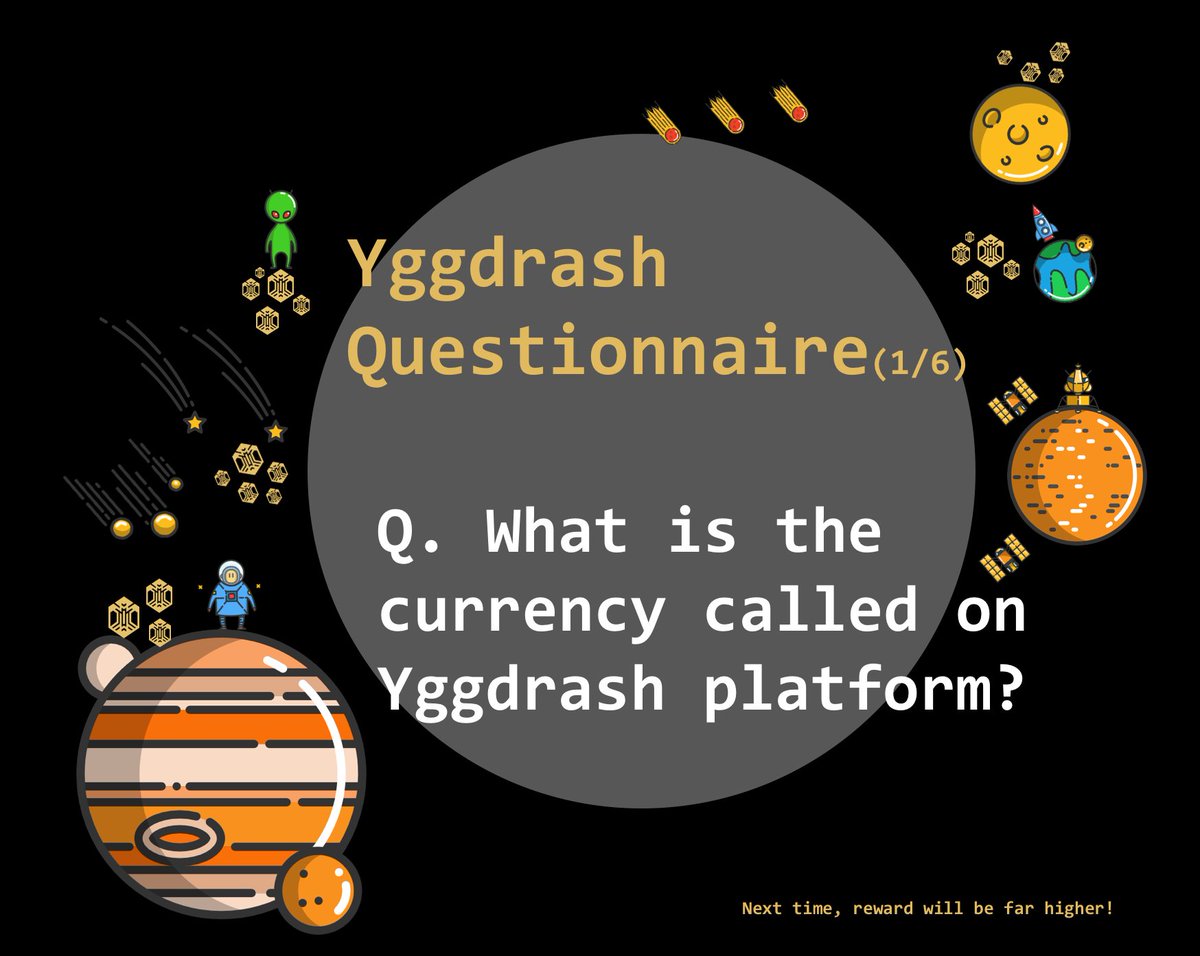[Campaign] Follow, Retweet &amp; comment your answer below for a chance to get 3000 "YEED". We will randomly pick 3 winners at 18:00, 18th of May, 2018 (KST, UTC+9). So what is the currency called on Yggdrash platform?

<a href="/YggdrashNews/">YGGDRASH</a> 
Join our Telegram : t.me/joinchat/GjaZ6…