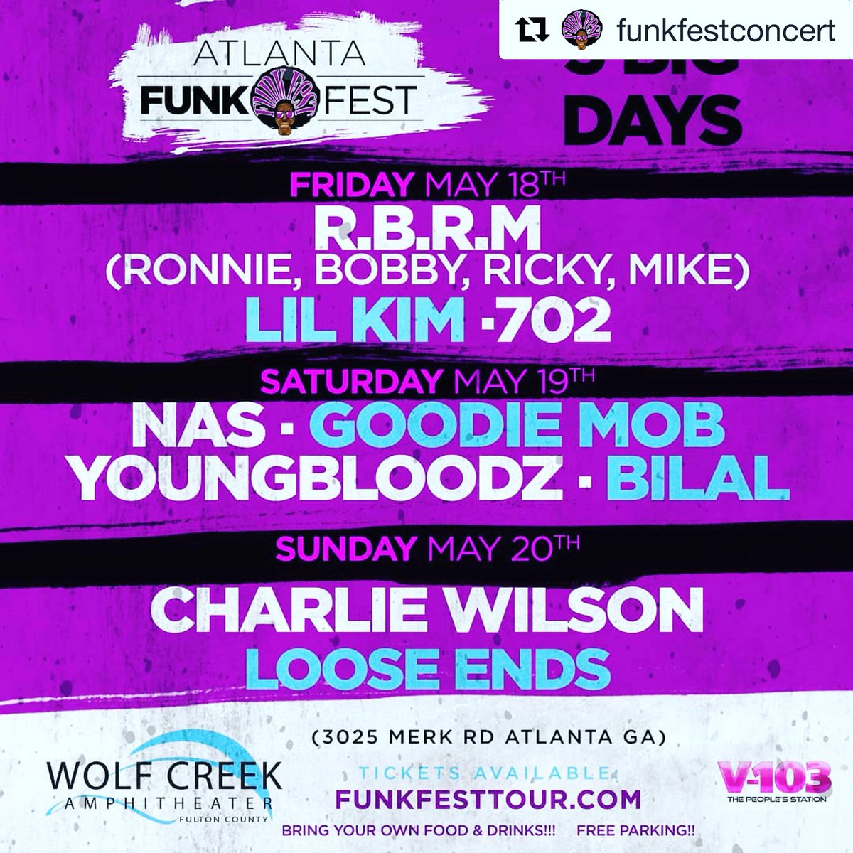 JokinSmokin's tweet photo. Funk Fest Concerts is pleased to announce the 2018 Atlanta Funk Fest! Purchase your tickets at https://t.co/aMjNJbaHdX #atlantafunkfest2018 #smokinjokin #cannabiscommunity #smokersclub #podcasting #podcastshow #popculture #music #hiphop #atlconcerts #wolfcreek https://t.co/AcHBmKguJ5