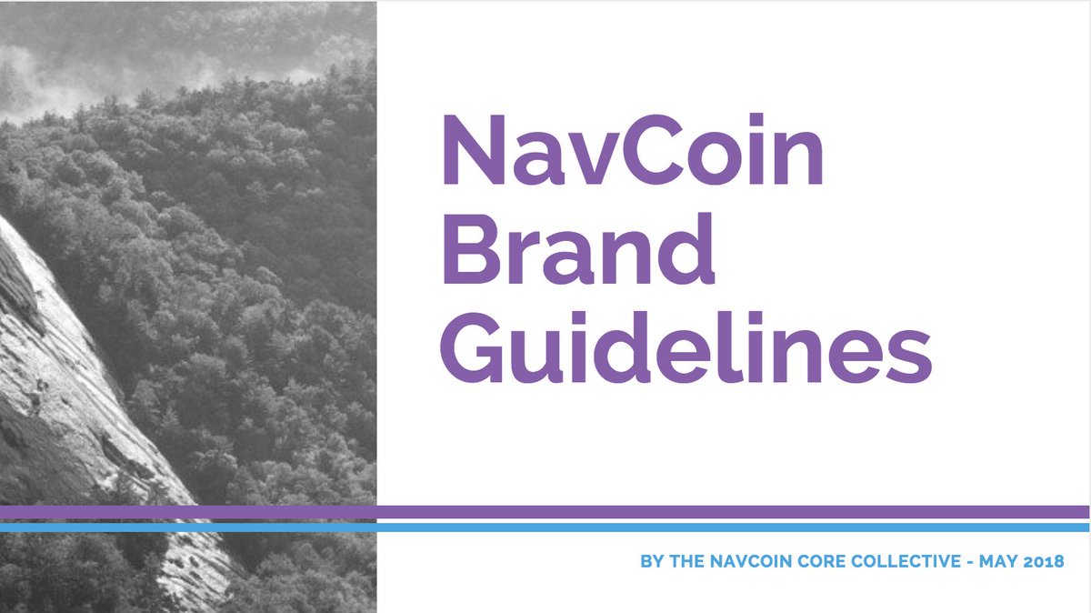 navio_official's tweet photo. The new NavCoin Brand Guidelines have been designed to help everyone who's creating content for NavCoin to give their work a consistent look and feel.
Download the guide https://t.co/3yyDLpWTOG https://t.co/uS10b5xPfz