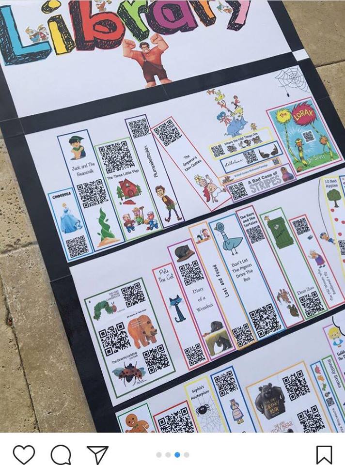 I have been including QR codes in many of my uni assessment tasks lately and my tutoring students have been loving it as well. Whilst I was browsing on Instagram today, i came across a cool 'QR Library', where each QR code reads a loud a classic story book. #acuedu_p