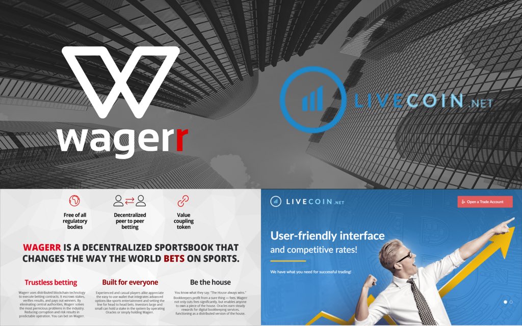 Be sure to check out <a href="/livecoin_net/">livecoin</a>, the newest exchange to feature $WGR! We are definitely very thankful to be listed on Livecoin! They are a Top 50 Exchange in the world, and climbing by the day! #Wagerr #Crypto #Consensus18 livecoin.net/en/trade/index…