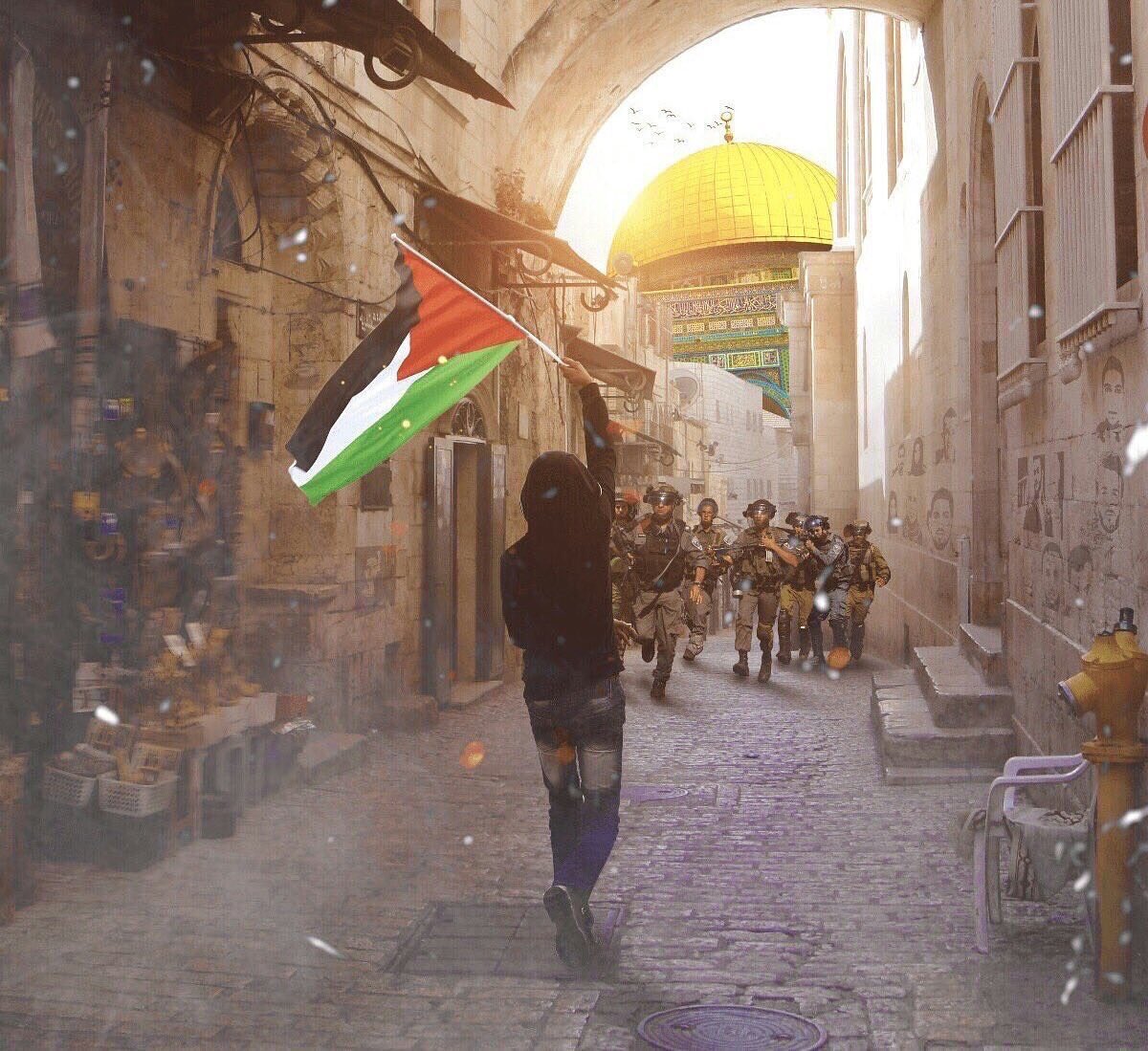 Canlarını vererek #Kudüs için direnen Filistinliler Müslümanların mamusunu ne kadar kurtarıyorsa, İsrail ile işbirliği yapan yozlaşmış Müslüman rejimler de İslam aleminin o kadar namusunu kirletiyor.

 #Nakba70