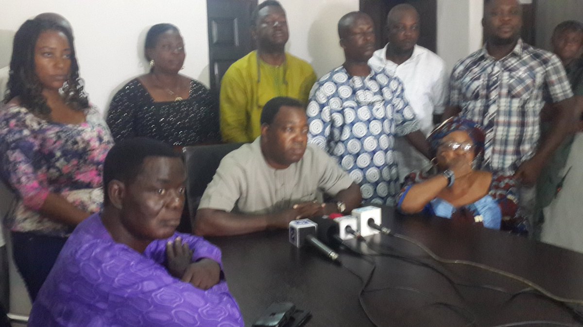Our office is still open and the office is intact. I am not moving away from the party. I am available and ready to work for the party- Kayode Ojo