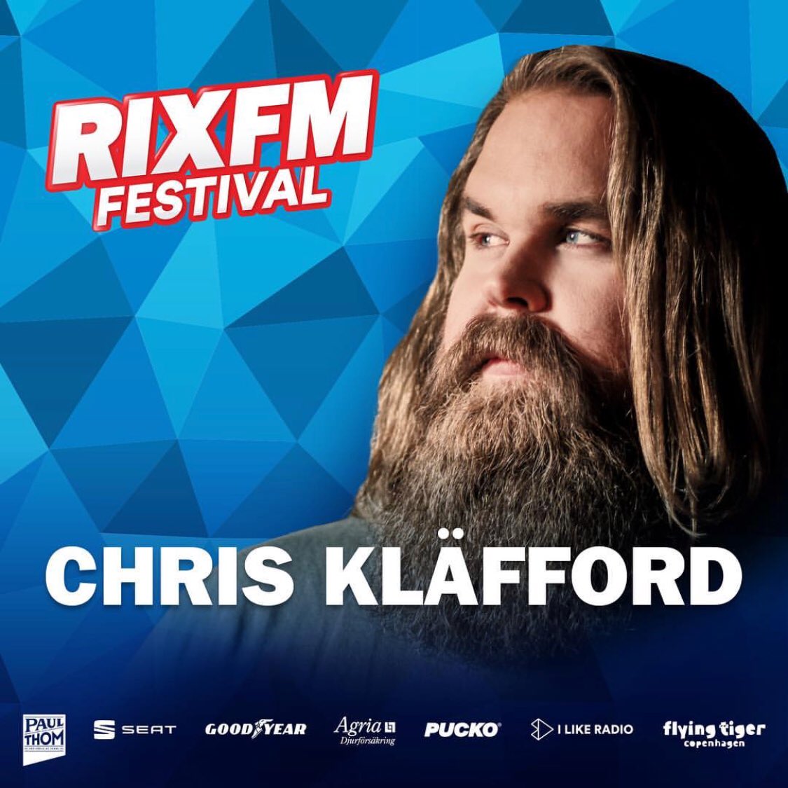 Stjärnskottet <a href="/ChrisKlafford/">Chris Kläfford</a> har gjort succé i hela Sverige med sin fantastiska röst. I sommar kommer han till RIX FM Festival! 😍 rixfmfestival.se