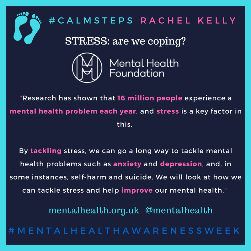 RachelKellyNet's tweet photo. Each day during #MentalHealthAwarenessWeek I'm offering a short tip or idea in the form of #CalmSteps that help me to cope with stress and that I hope might help you too.
What are your #CalmSteps? @mentalhealth
https://t.co/MwaQPRySOl https://t.co/9sXeWqS5AV